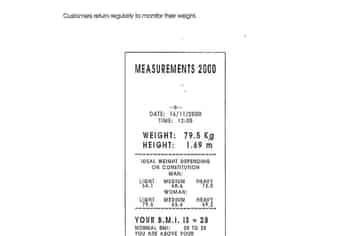 Coin Operated Health Awareness Machine