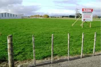 Bare industrial land for sale