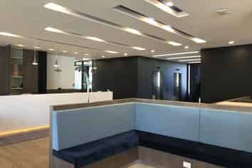 Airport office for eight people