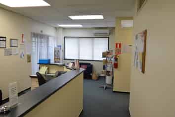 City fringe offices with parking