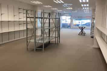 Open-plan retail/office space