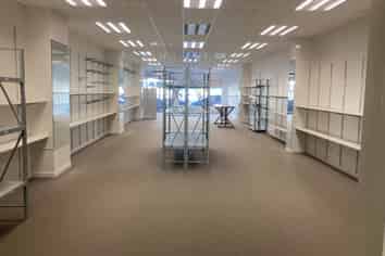 Open-plan retail/office space