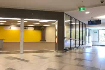 Retail opposite Countdown supermarket in the mall