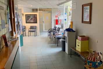 Large office with plenty of off-street parking