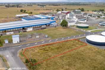 Centrally located industrial section 