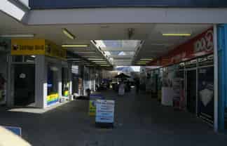 Busy intersection high exposure retail space