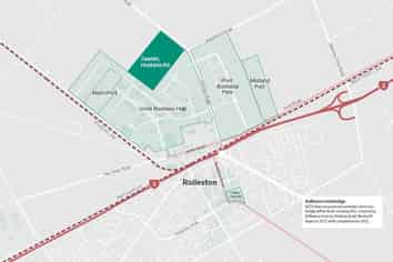 New Industrial Subdivision on Hoskyns Road