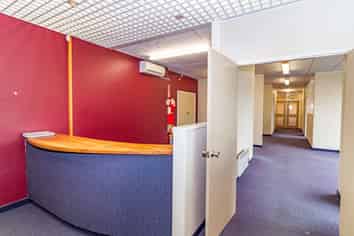 Office space overlooking main street