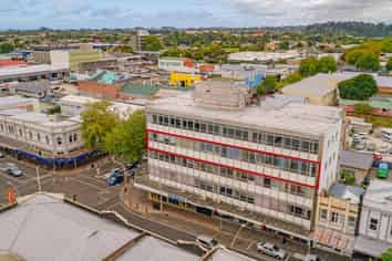Third level open-plan office space in the city