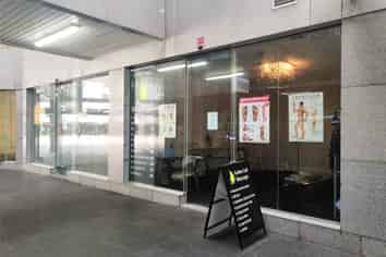 Tenanted retail in Newmarket station square