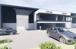 New warehouse in developing Westgate commercial 