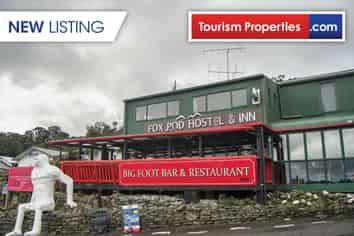 Fox Glacier Inn, Pod Hostel, Bigfoot Restaurant & Bar Business for Sale