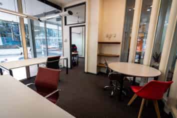 Mezzanine office floor - Leafy street frontage