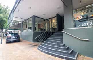 Mezzanine office floor - Leafy street frontage