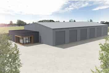 Brand New 782sqm Warehouse/Office Airport Location