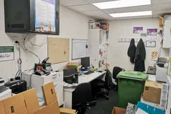 Glass frontage retail site