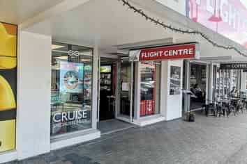 Glass frontage retail site