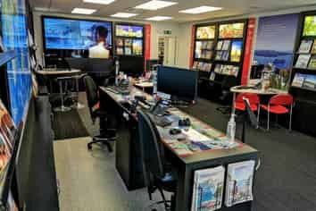 Glass frontage retail site