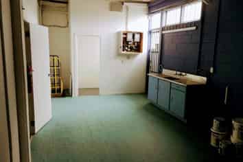 Glass frontage retail site