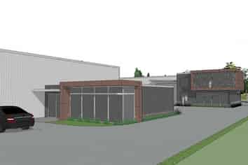 Warehouse/workshop on Oropuriri Road.