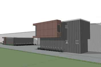 Warehouse/workshop on Oropuriri Road.