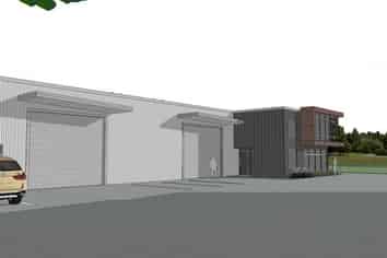 Warehouse/workshop on Oropuriri Road.