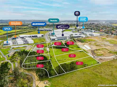 Prime Hobsonville Industrial Sites - 9 Lots Available