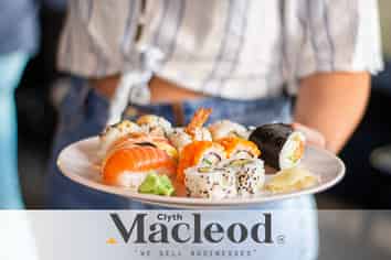 Sushi to go in a Prime Tourist Spot.