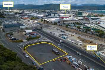 Fenced Yard Next to Motorway