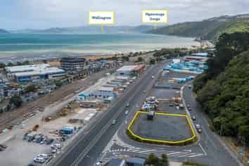 Fenced Yard Next to Motorway