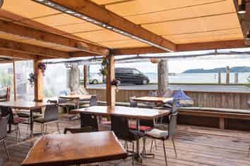 Alfresco's - because location is important!