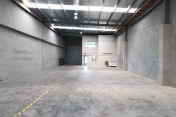 Tidy Warehouse with Modern Office