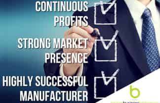 Highly Successful Manufacturer