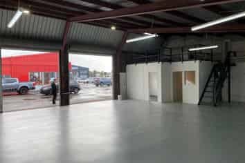 Bite-sized industrial - two roller doors