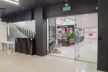 Retail shop in your face