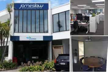 High Profile Corner Office Site!