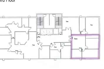 Third floor CBD office space for lease