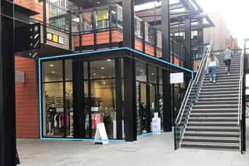 High Profile Corner Retail Space