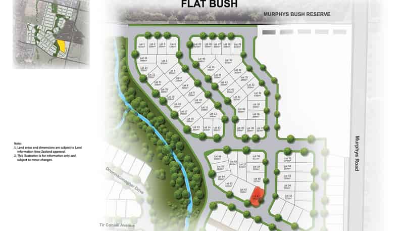 Lot 61/Stage 14 Donegal Glen, Flat Bush