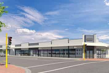 Construction underway - high profile retail!