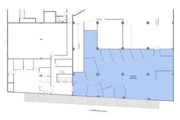 Large space in Thorndon Quay 