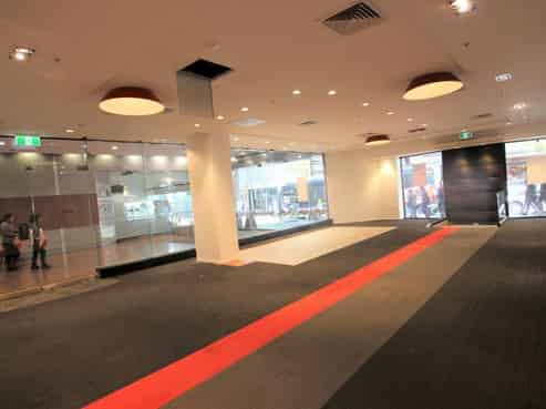 Exemplary retail frontage on Queen Street