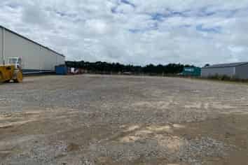 METALED, FENCED & READY TO LEASE