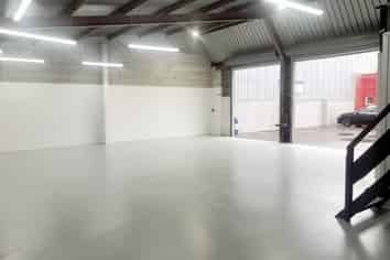 Refurbished clear-span warehouse