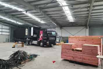 Modern and clean warehousing