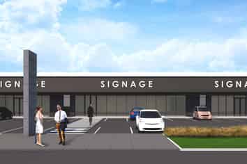 Cafe in Bulk Retail Complex