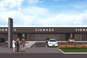 Cafe in Bulk Retail Complex