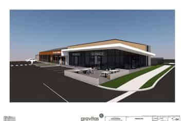 Cafe in Bulk Retail Complex