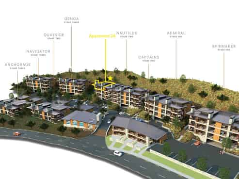 Penthouse  Marina Terrace Apartments, Wanaka