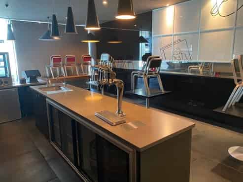 Kitchen plant in situ